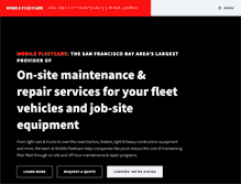 Tablet Screenshot of mobilefleetcare.com